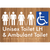 Unisex Accessible Toilet LH and Ambulant Toilet w/ Air Lock