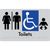 Unisex Accessible Toilets & Baby Change with Air Lock