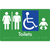 Unisex Accessible Toilets & Baby Change with Air Lock