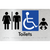 Unisex Accessible Toilets & Baby Change with Air Lock