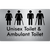 Unisex Toilet & Ambulant Toilet