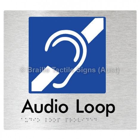 Braille Sign Audio Loop Provided - Braille Tactile Signs (Aust) - BTS07-aliB - Fully Custom Signs - Fast Shipping - High Quality - Australian Made &amp; Owned