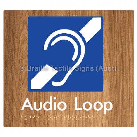Braille Sign Audio Loop Provided - Braille Tactile Signs (Aust) - BTS07-wdg - Fully Custom Signs - Fast Shipping - High Quality - Australian Made &amp; Owned