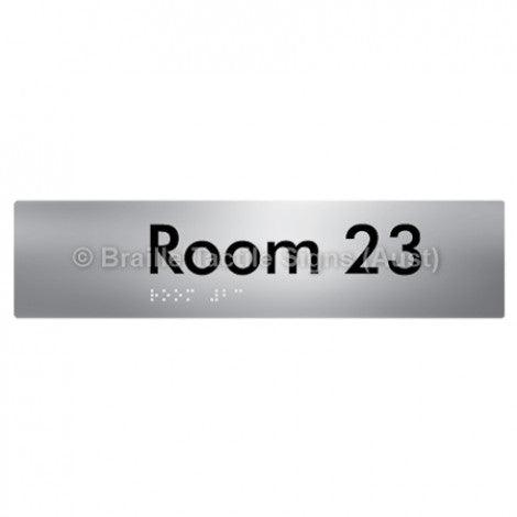 Braille Sign Room 23 - Braille Tactile Signs (Aust) - BTS248-23-aliS - Fully Custom Signs - Fast Shipping - High Quality - Australian Made &amp; Owned