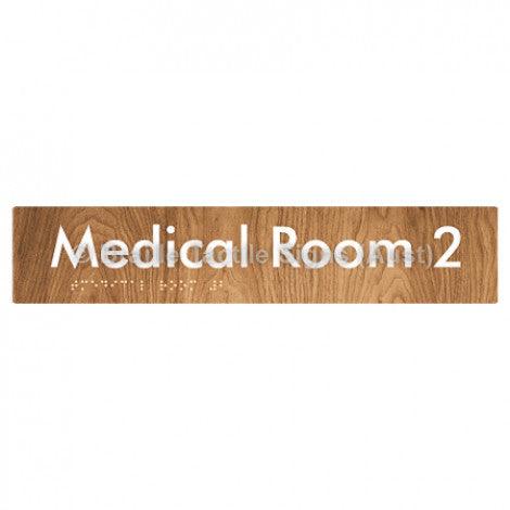 Braille Sign Medical Room 2 - Braille Tactile Signs (Aust) - BTS255-02-wdg - Fully Custom Signs - Fast Shipping - High Quality - Australian Made &amp; Owned
