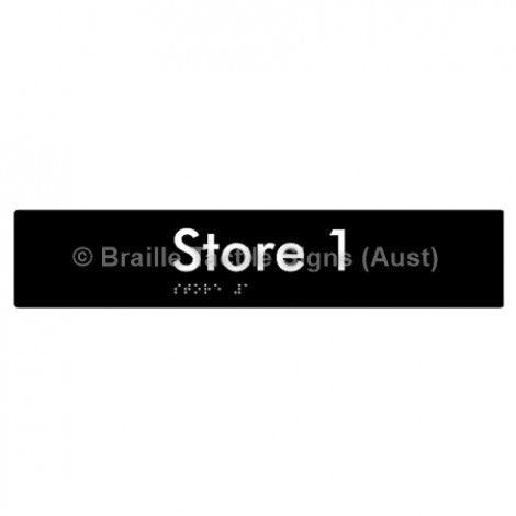 Braille Sign Store 1 - Braille Tactile Signs (Aust) - BTS257-01-blk - Fully Custom Signs - Fast Shipping - High Quality - Australian Made &amp; Owned