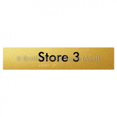 Braille Sign Store 3 - Braille Tactile Signs (Aust) - BTS257-03-aliG - Fully Custom Signs - Fast Shipping - High Quality - Australian Made &amp; Owned