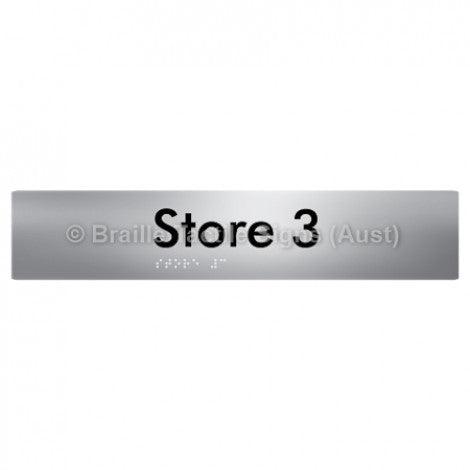 Braille Sign Store 3 - Braille Tactile Signs (Aust) - BTS257-03-aliS - Fully Custom Signs - Fast Shipping - High Quality - Australian Made &amp; Owned