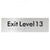 Exit Level 13
