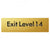 Exit Level 14