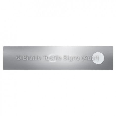 Braille Sign Hand Rail Button - G (Right Hand Use) - Braille Tactile Signs (Aust) - BTS298-G-aliS - Fully Custom Signs - Fast Shipping - High Quality - Australian Made &amp; Owned