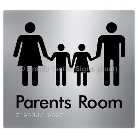 Braille Sign Parents Room - Braille Tactile Signs (Aust) - BTS36-aliS - Fully Custom Signs - Fast Shipping - High Quality - Australian Made &amp; Owned