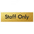 Staff Only