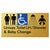 Unisex Accessible Toilet LH / Shower / Baby Change w/ Air Lock