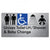 Unisex Accessible Toilet LH / Shower / Baby Change w/ Air Lock