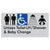 Unisex Accessible Toilet LH / Shower / Baby Change w/ Air Lock