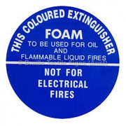 Braille Sign AFFF Identification Sign - Braille Tactile Signs (Aust) - - Fully Custom Signs - Fast Shipping - High Quality - Australian Made &amp; Owned
