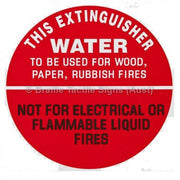 Braille Sign Air Water Fire Extinguisher Identification Sign - Braille Tactile Signs (Aust) - - Fully Custom Signs - Fast Shipping - High Quality - Australian Made &amp; Owned