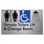 Female Toilets with Ambulant Cubicle Accessible Toilet LH, Shower and Change Room (Air Lock)