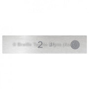 Braille Sign Hand Rail Button - 2 (Right Hand Use) - Braille Tactile Signs Aust. - BTS298-02-aliB - Custom Signs - Fast Shipping - High Quality - Australian Made &amp; Owned