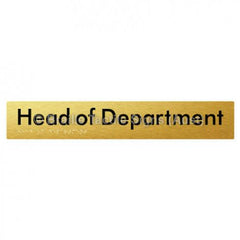 Head of Department