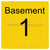 Level Sign - Basement 1