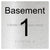 Level Sign - Basement 1