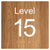 Level Sign - Level 15