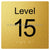 Level Sign - Level 15