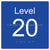 Level Sign - Level 20