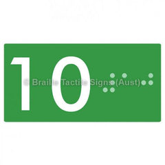 Lift Button Signs (B,G,P,1-10) 10