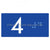 Lift Button Signs (B,G,P,1-10) 4