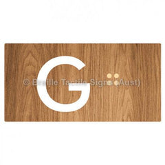 Lift Button Signs (B,G,P,1-10) G