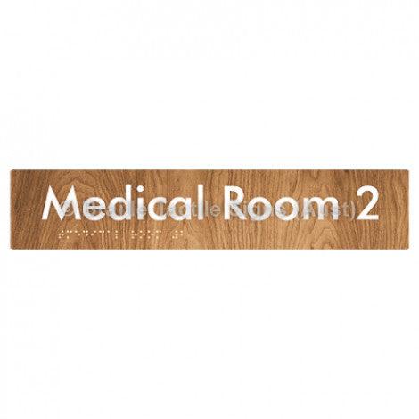 Braille Sign Medical Room 2 - Braille Tactile Signs Aust. - BTS255-02-wdg - Custom Signs - Fast Shipping - High Quality - Australian Made &amp; Owned