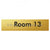 Room 13