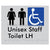 Unisex Staff Accessible Toilet LH