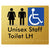 Unisex Staff Accessible Toilet LH
