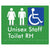 Staff Unisex Accessible Toilet RH
