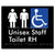 Staff Unisex Accessible Toilet RH