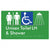 Unisex Accessible Toilet LH & Shower w/ Air Lock