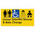 Unisex Accessible Toilet RH / Shower / Baby Change w/ Air Lock